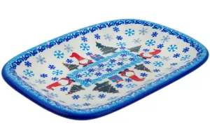 10" Platter - Winter Gnome