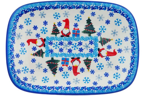 10" Platter - Winter Gnome