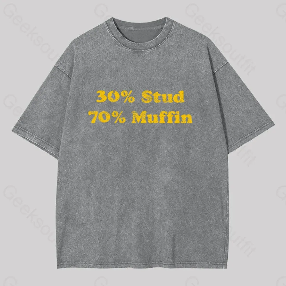 30 Stud 70 Muffin Washed T-shirt