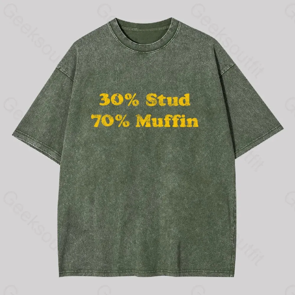 30 Stud 70 Muffin Washed T-shirt