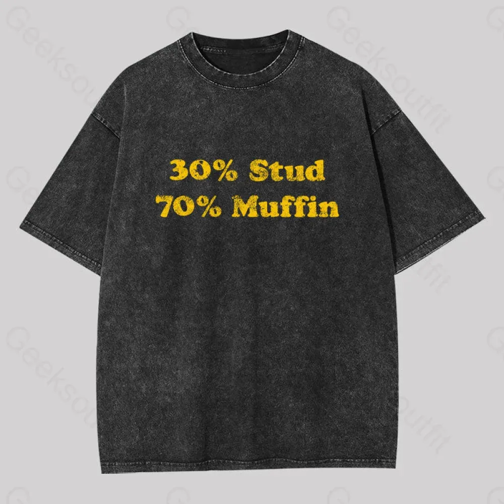 30 Stud 70 Muffin Washed T-shirt