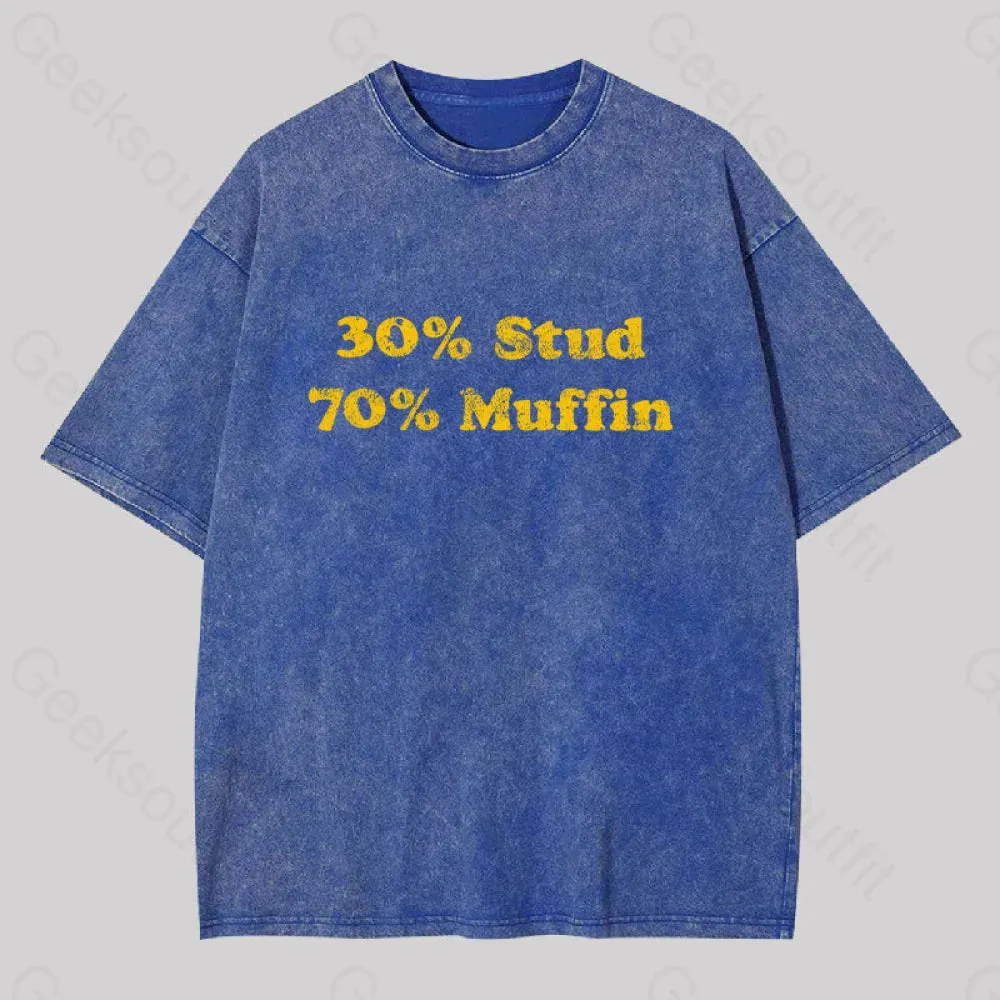 30 Stud 70 Muffin Washed T-shirt