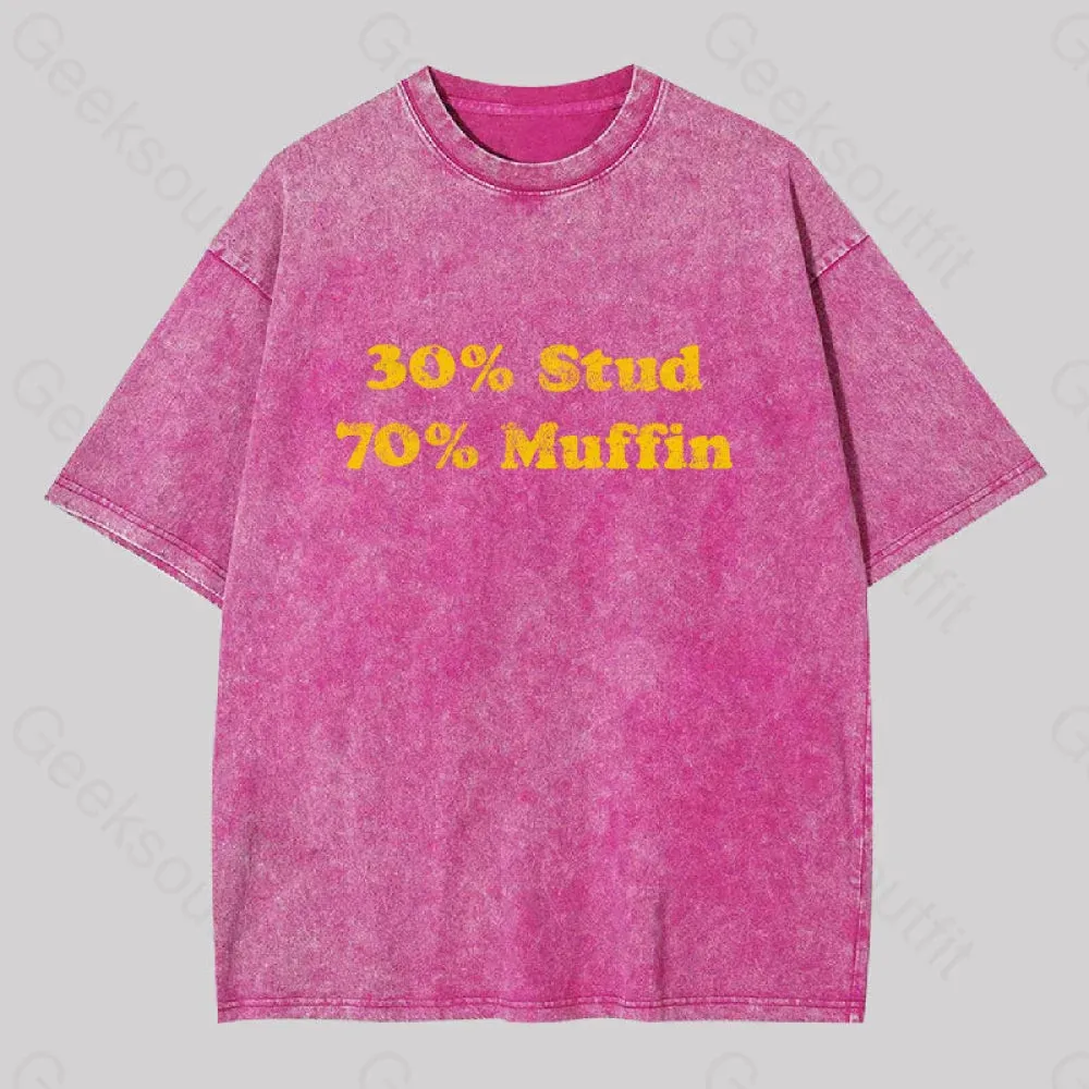 30 Stud 70 Muffin Washed T-shirt