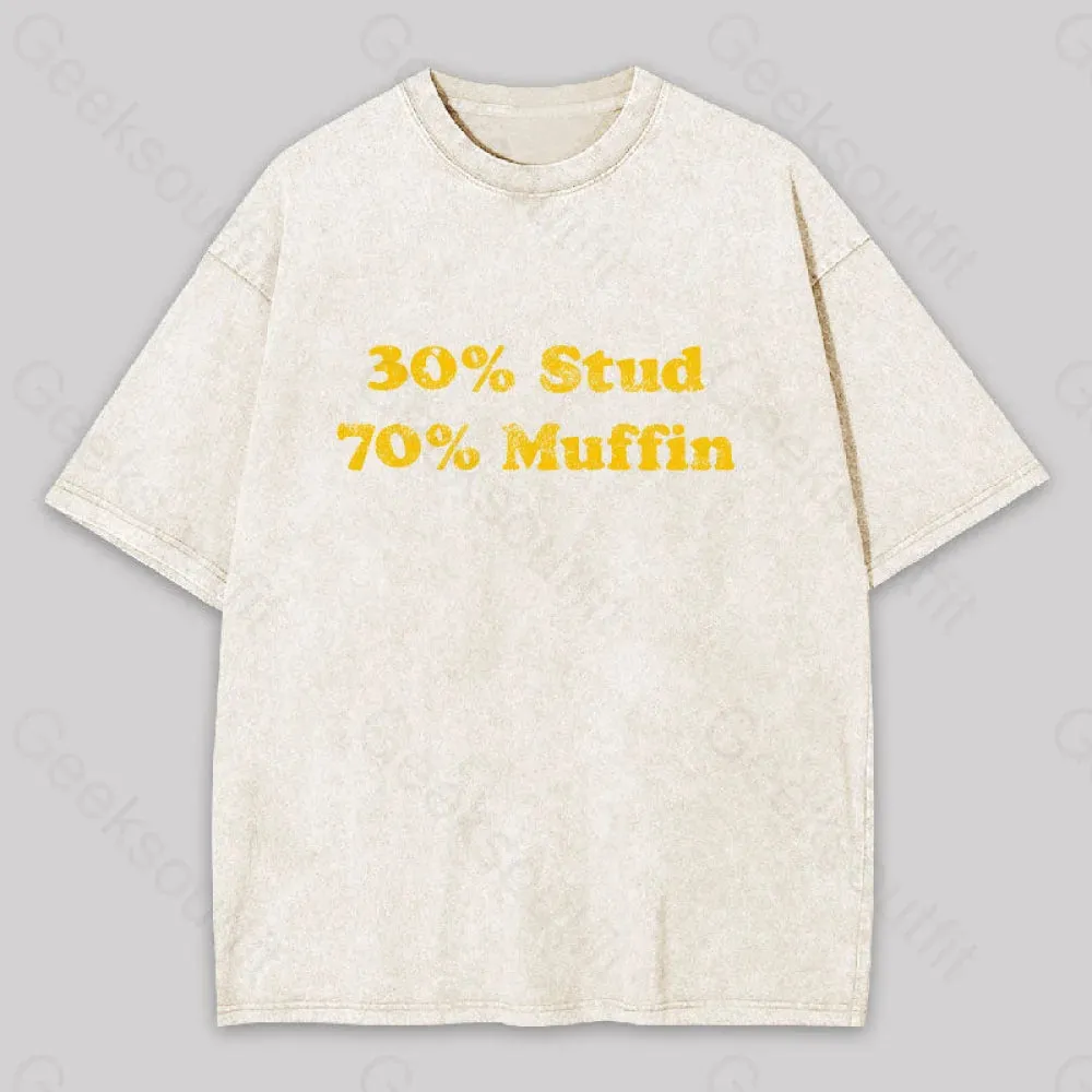 30 Stud 70 Muffin Washed T-shirt