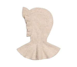 Amira, Cashmere Balaclava - Sand Mel.