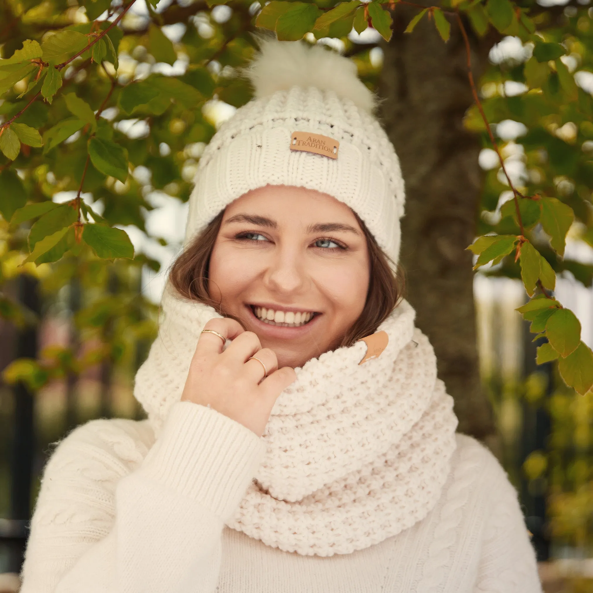 Aran Popcorn Stitch Snoods