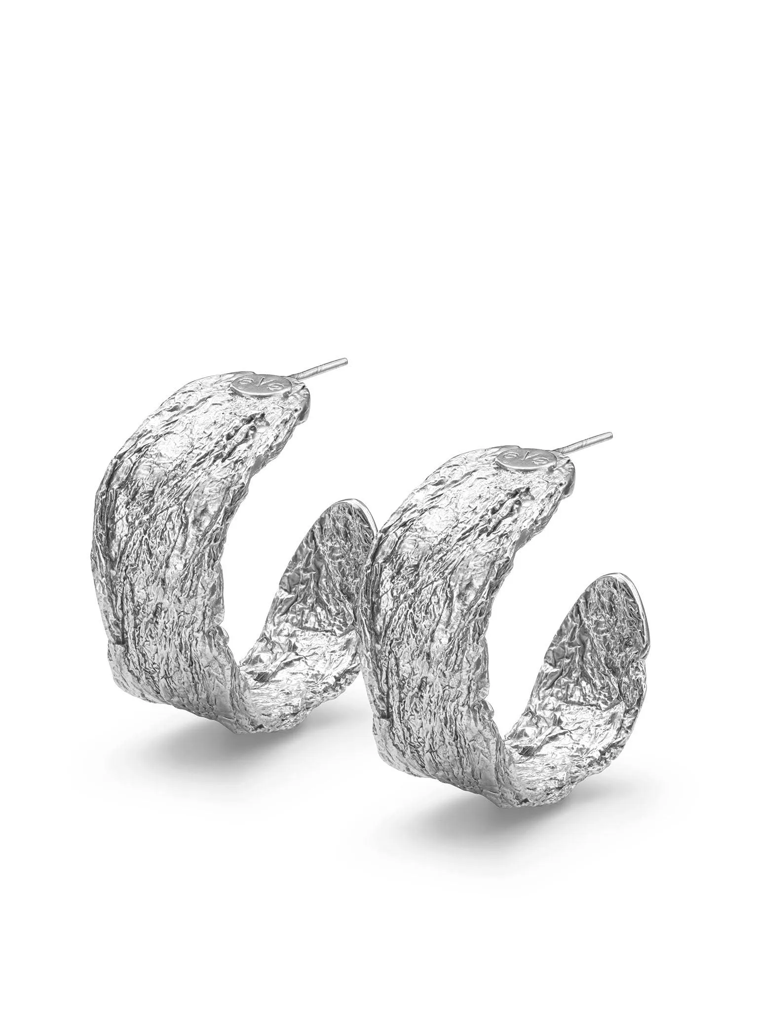 Archaic Wide Hoop Earrings