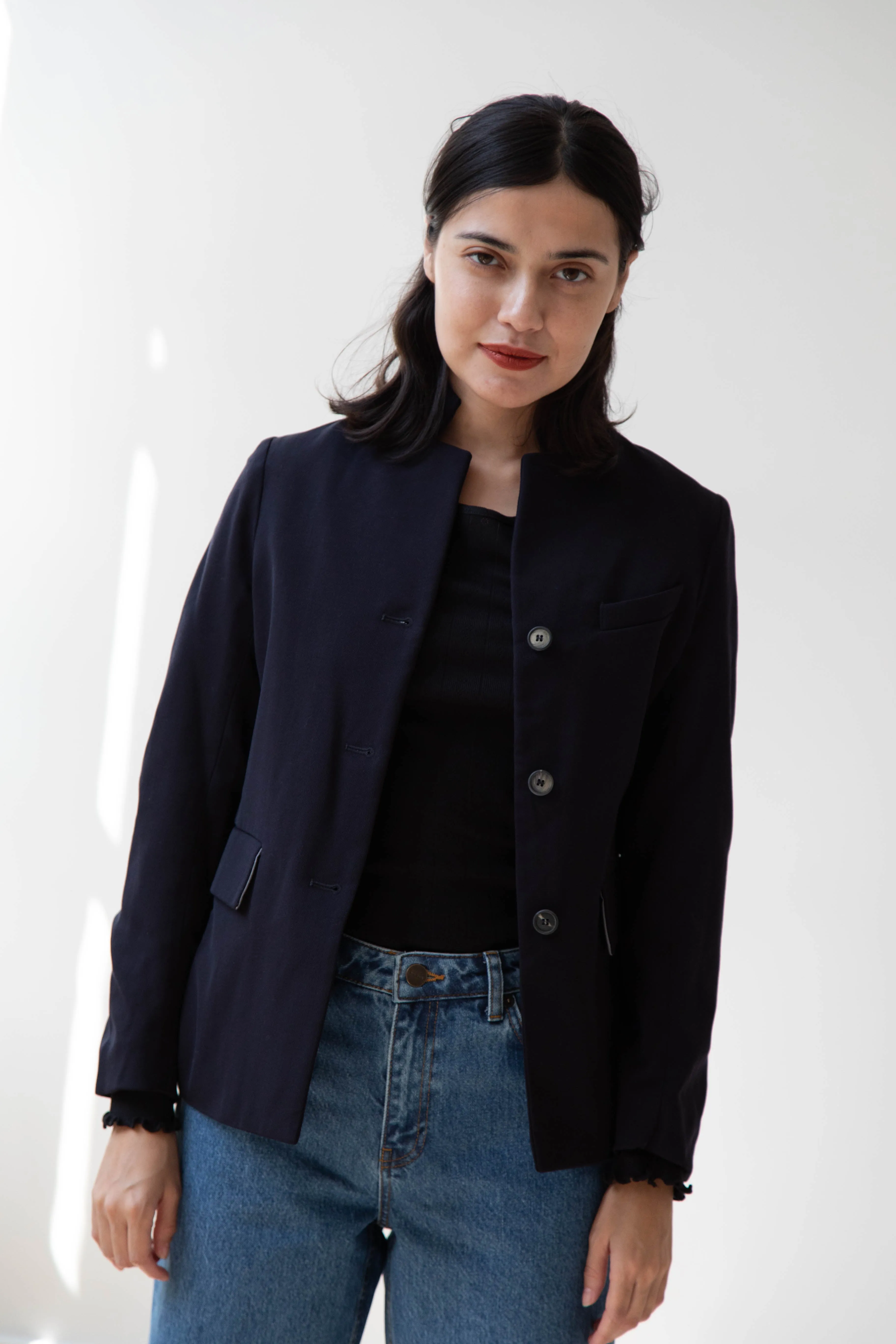 Bergfabel | Giulia Jacket in Navy Wool