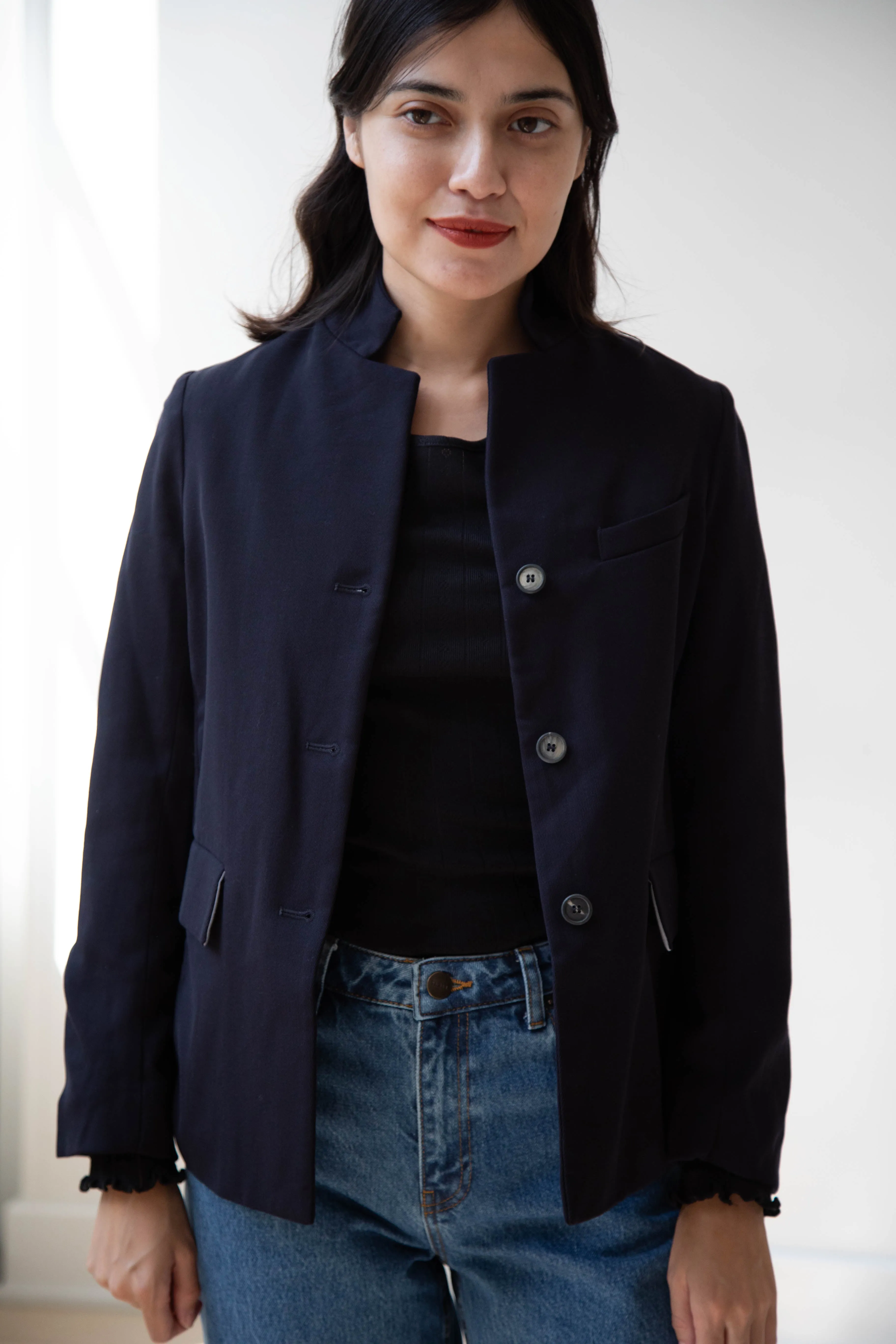 Bergfabel | Giulia Jacket in Navy Wool