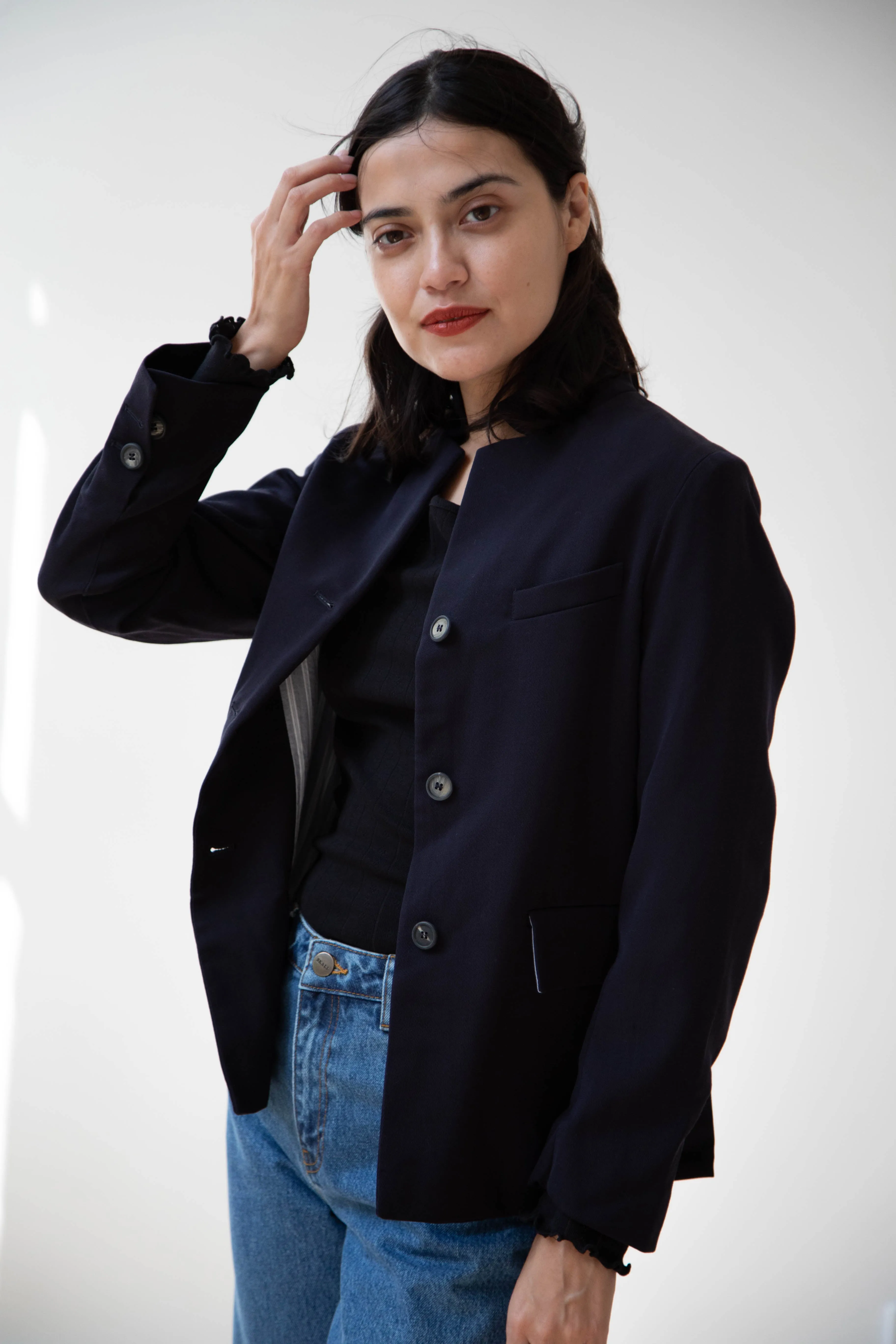 Bergfabel | Giulia Jacket in Navy Wool