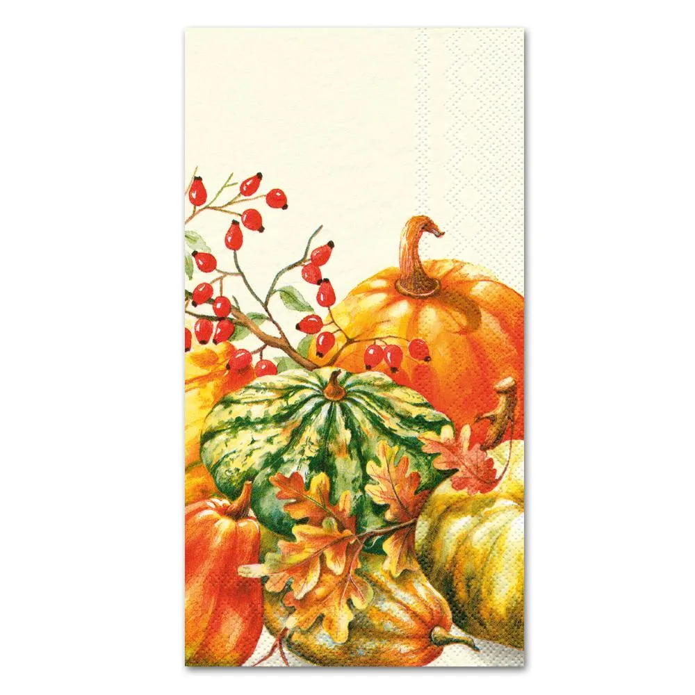 Calabaza Harvest Paper Guest Towels - Buffet Napkins