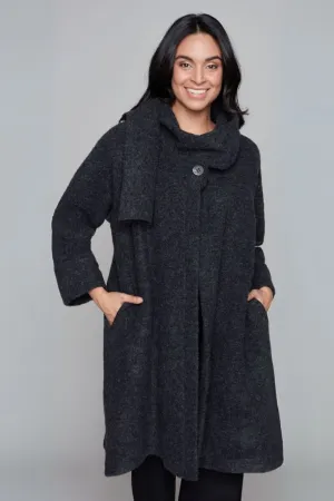 Carre Noir - 7651 Boiled Wool Coat