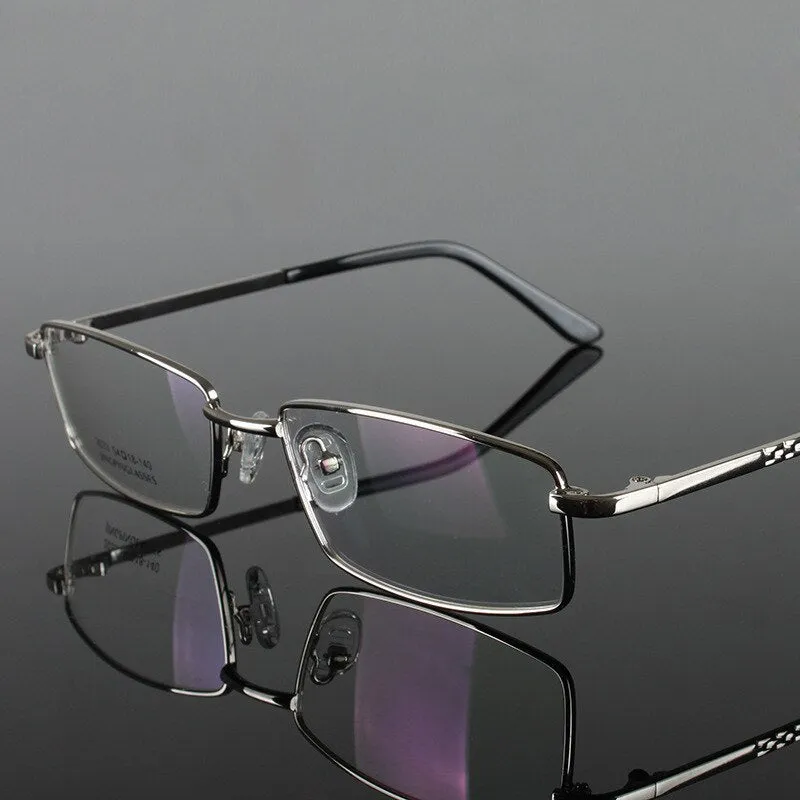 Chashma Men's Full Rim Square Alloy Eyeglasses 2033