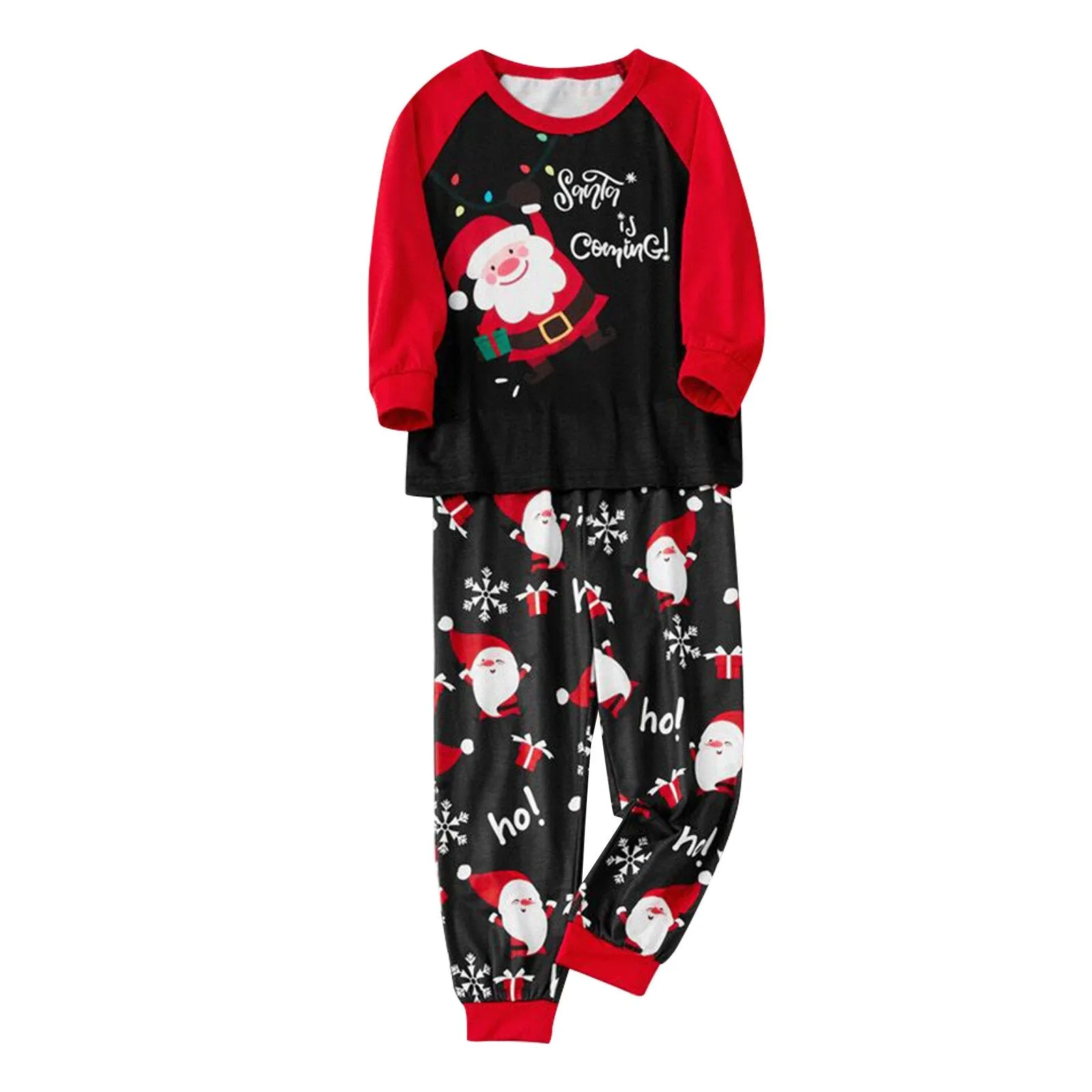 Christmas Pajamas Matching Family Pyjamas  Pjs Fashion Sleepwear Round Neck Prints Pajama Sets