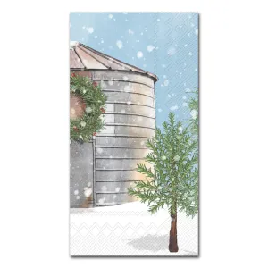 Christmas Silo Paper Guest Towels - Buffet Napkins