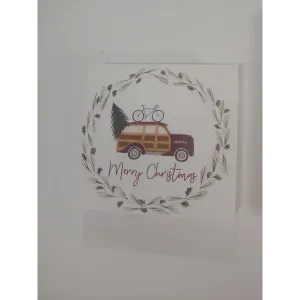 Christmas Station Wagon Sign