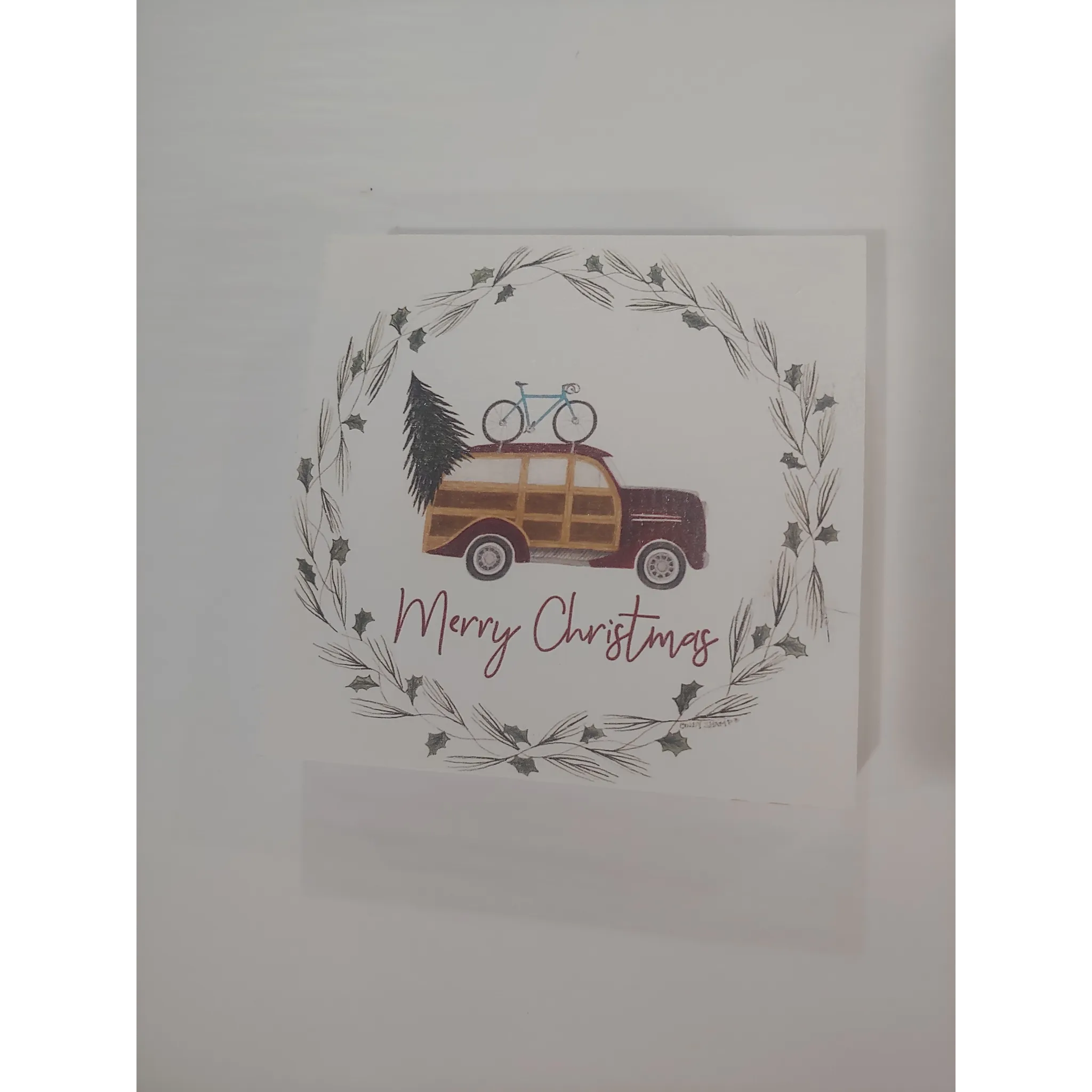 Christmas Station Wagon Sign