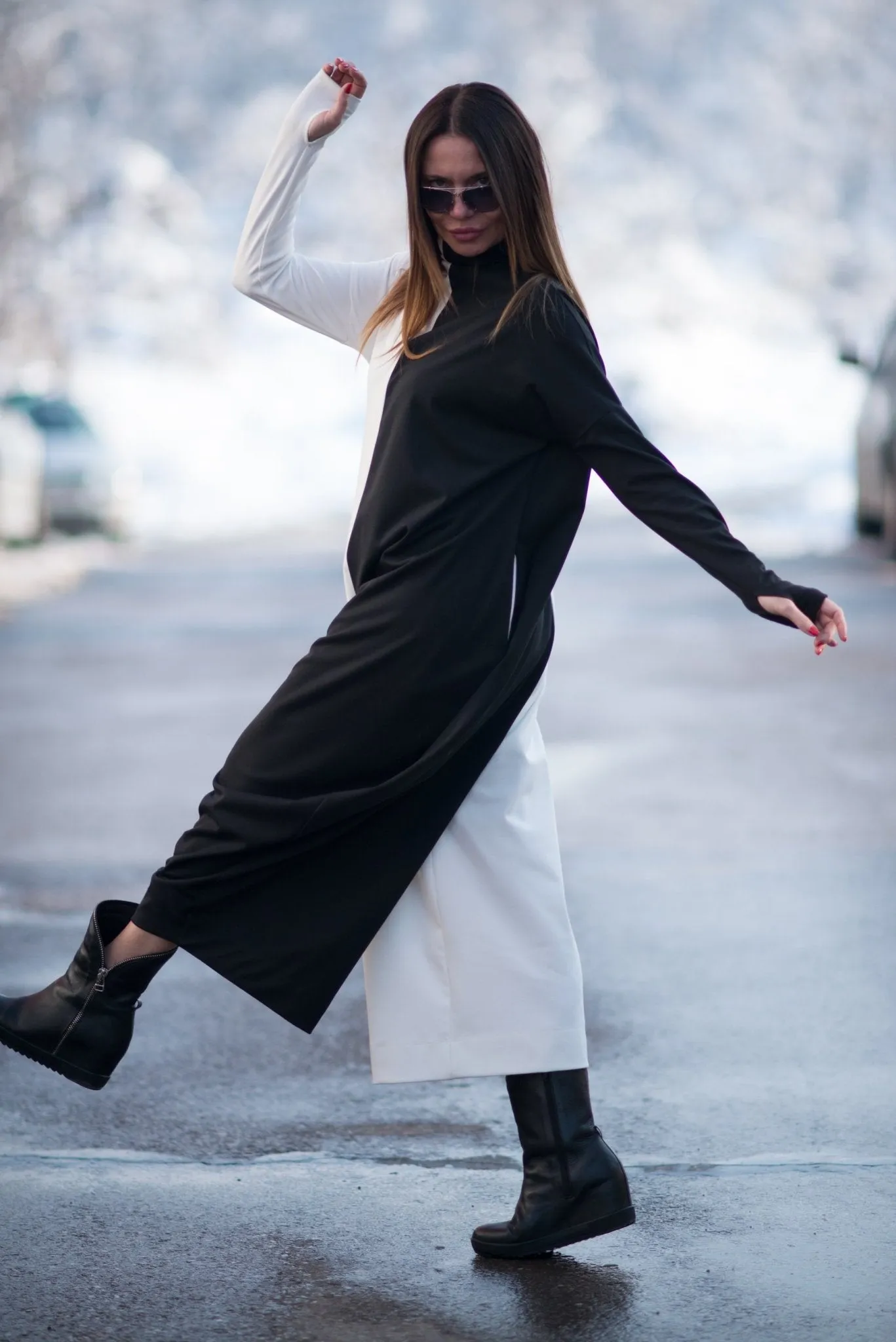 ELIS Turtleneck Winter Jumpsuit