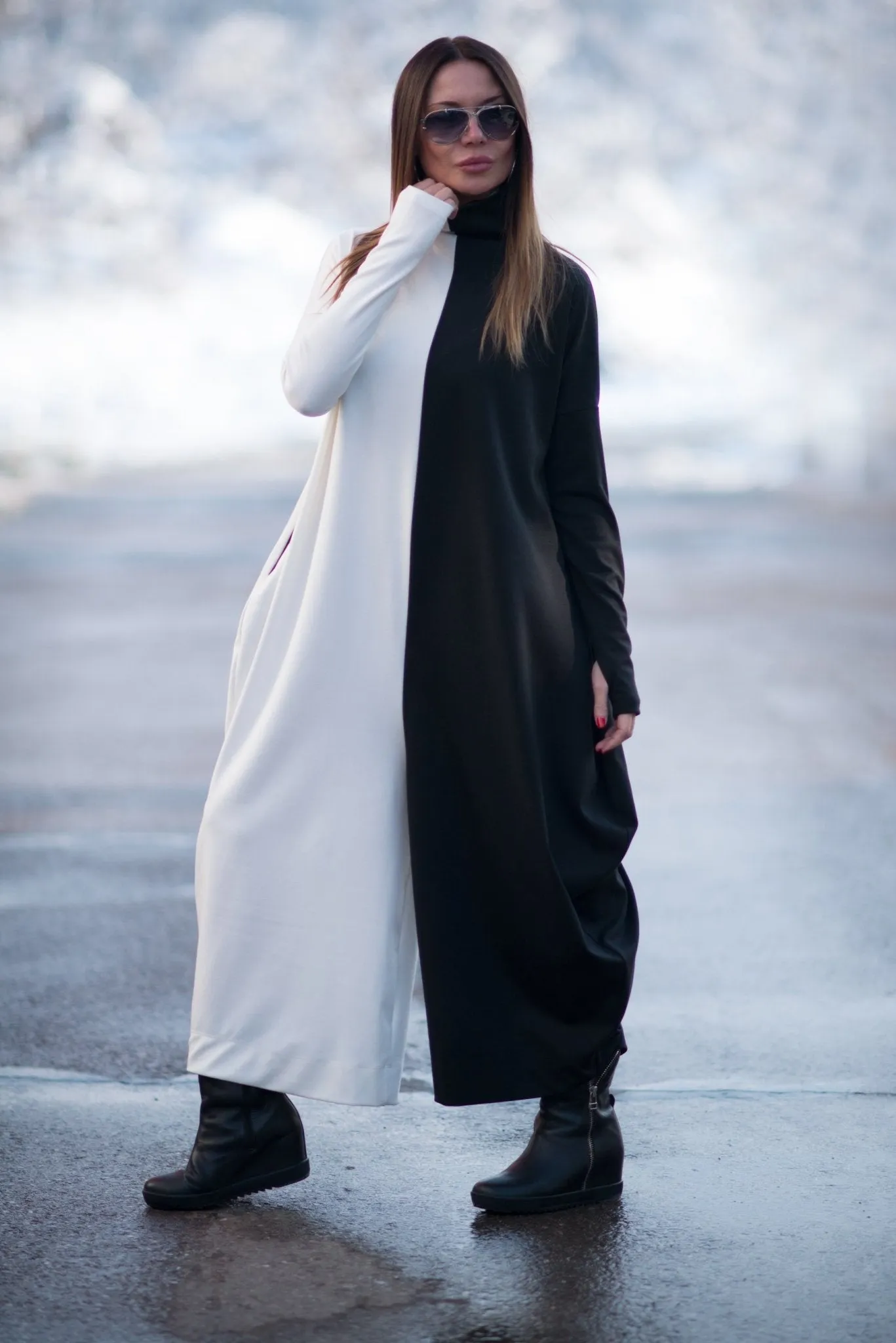 ELIS Turtleneck Winter Jumpsuit