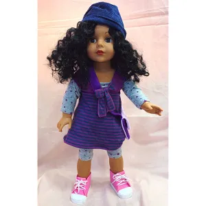 Fashion Play: Striped Knit Dress Doll