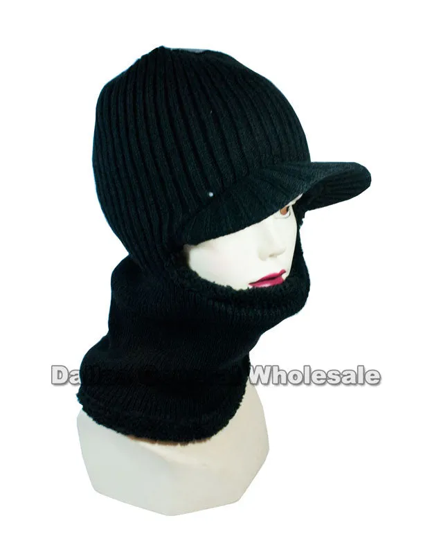 Fleece Lining Visor Beanie Masks Wholesale