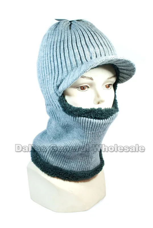 Fleece Lining Visor Beanie Masks Wholesale