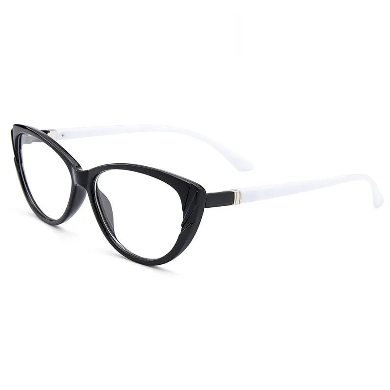 Gmei Women's Eyeglasses Cat Eye Ultra-Light Tr90 Plastic M1606