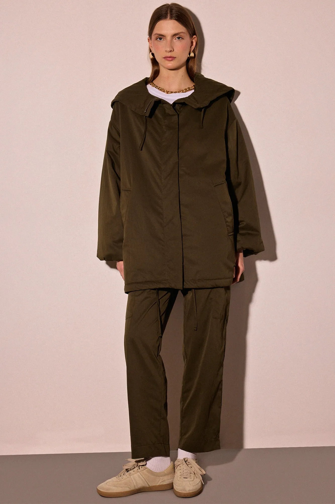 HOODED PARACHUT COAT