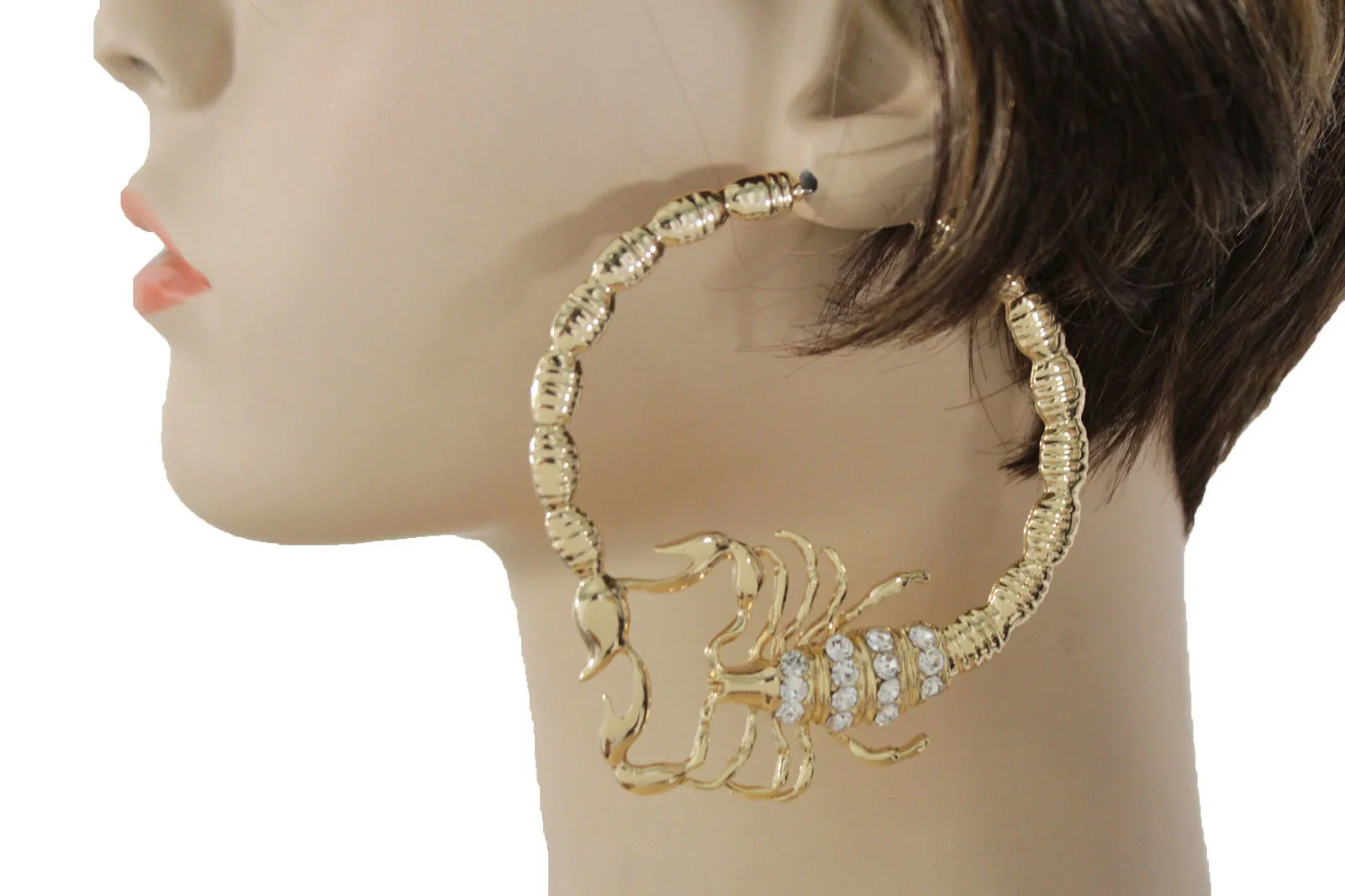 Large Scorpion Hoop Earrings