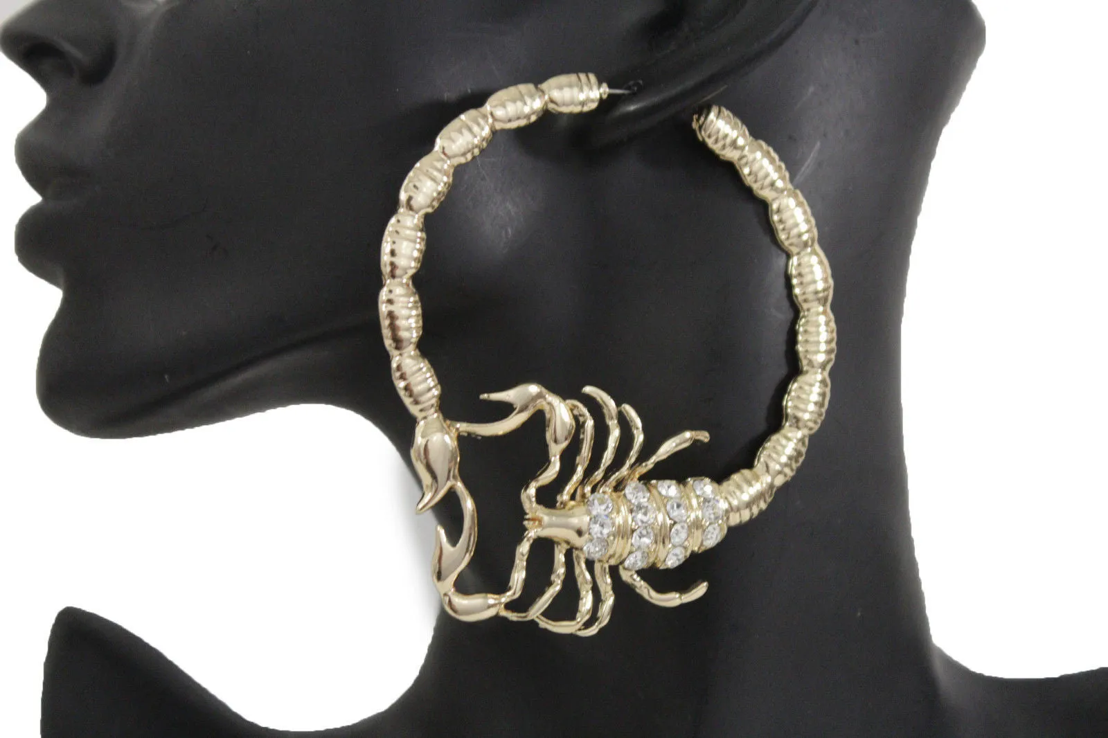 Large Scorpion Hoop Earrings