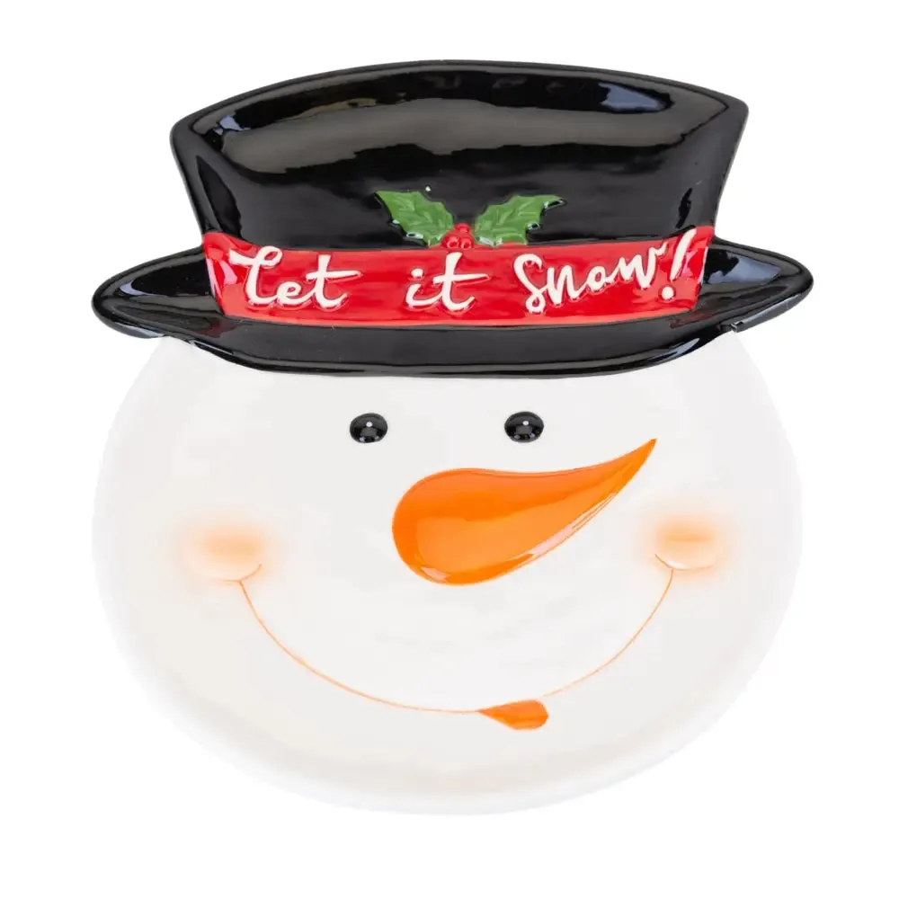 Let it Snow - Snowman Plate