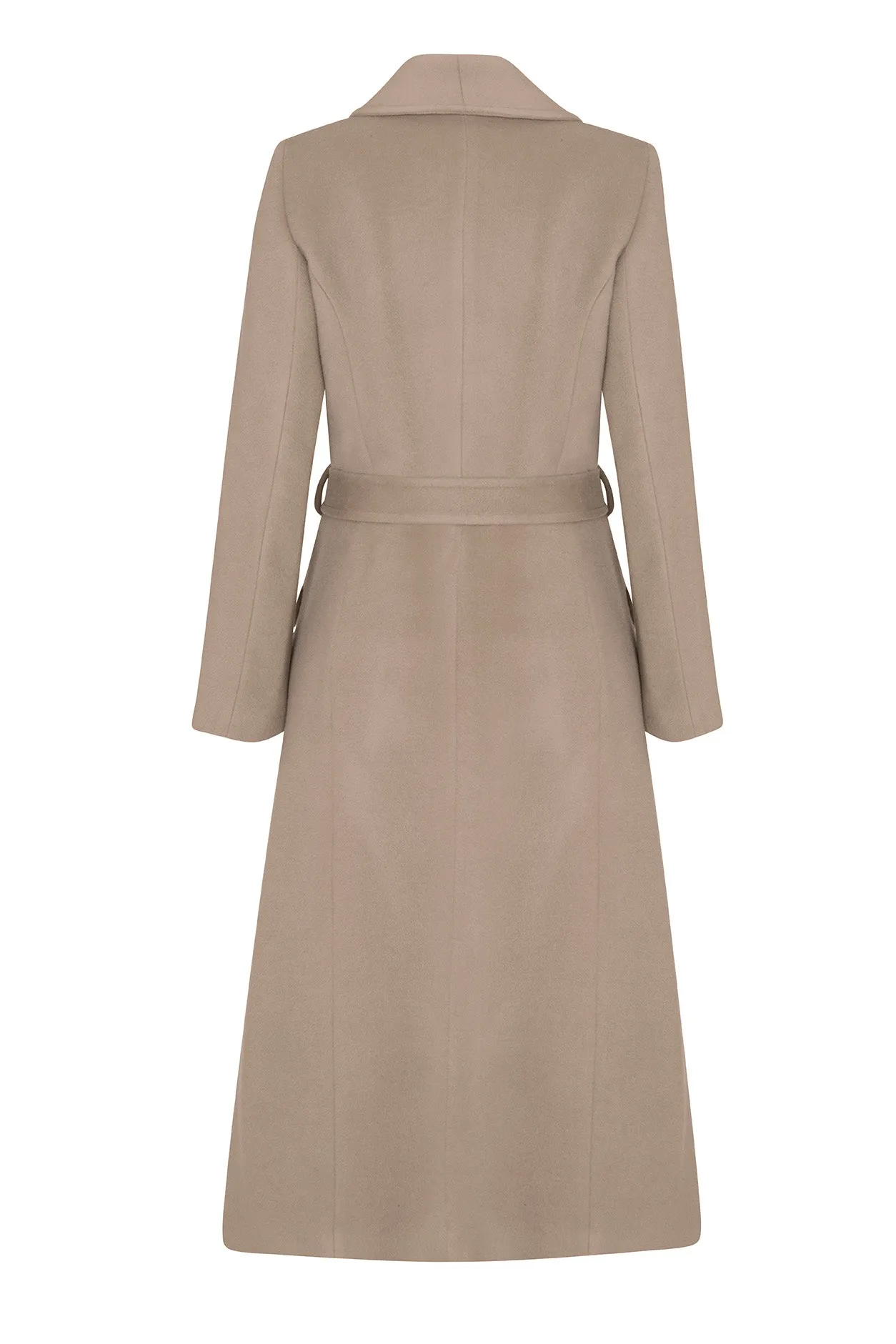 Long Coat in Taupe - Tahlia