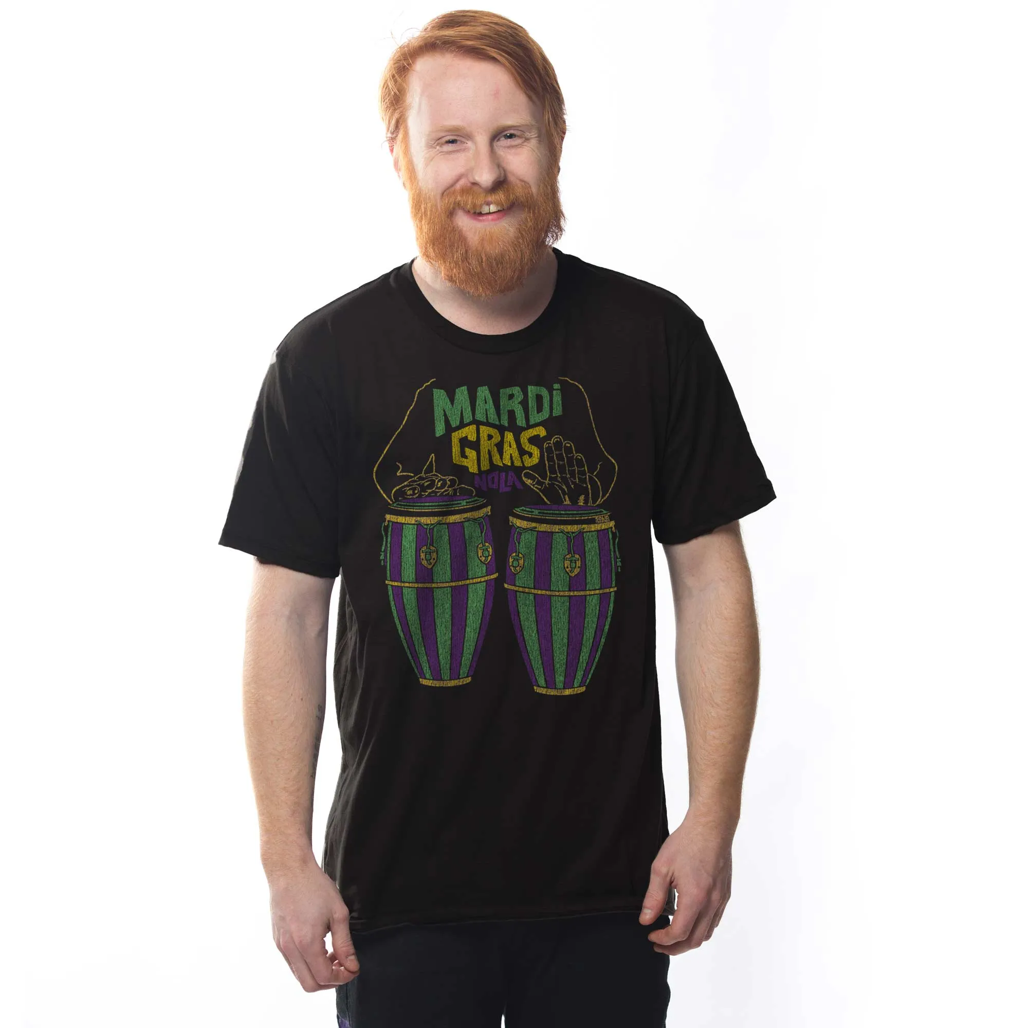 Mardi Gras Drums T-shirt