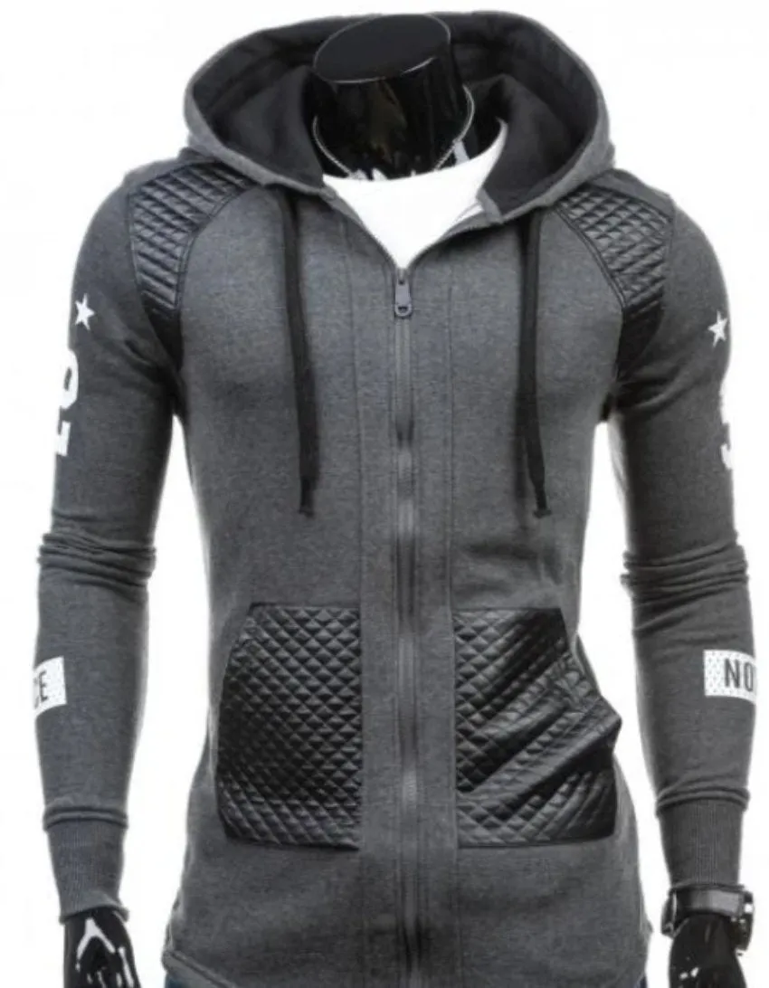 Men's Street Style Biker Hoodie