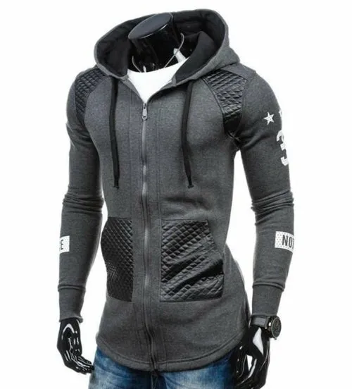 Men's Street Style Biker Hoodie