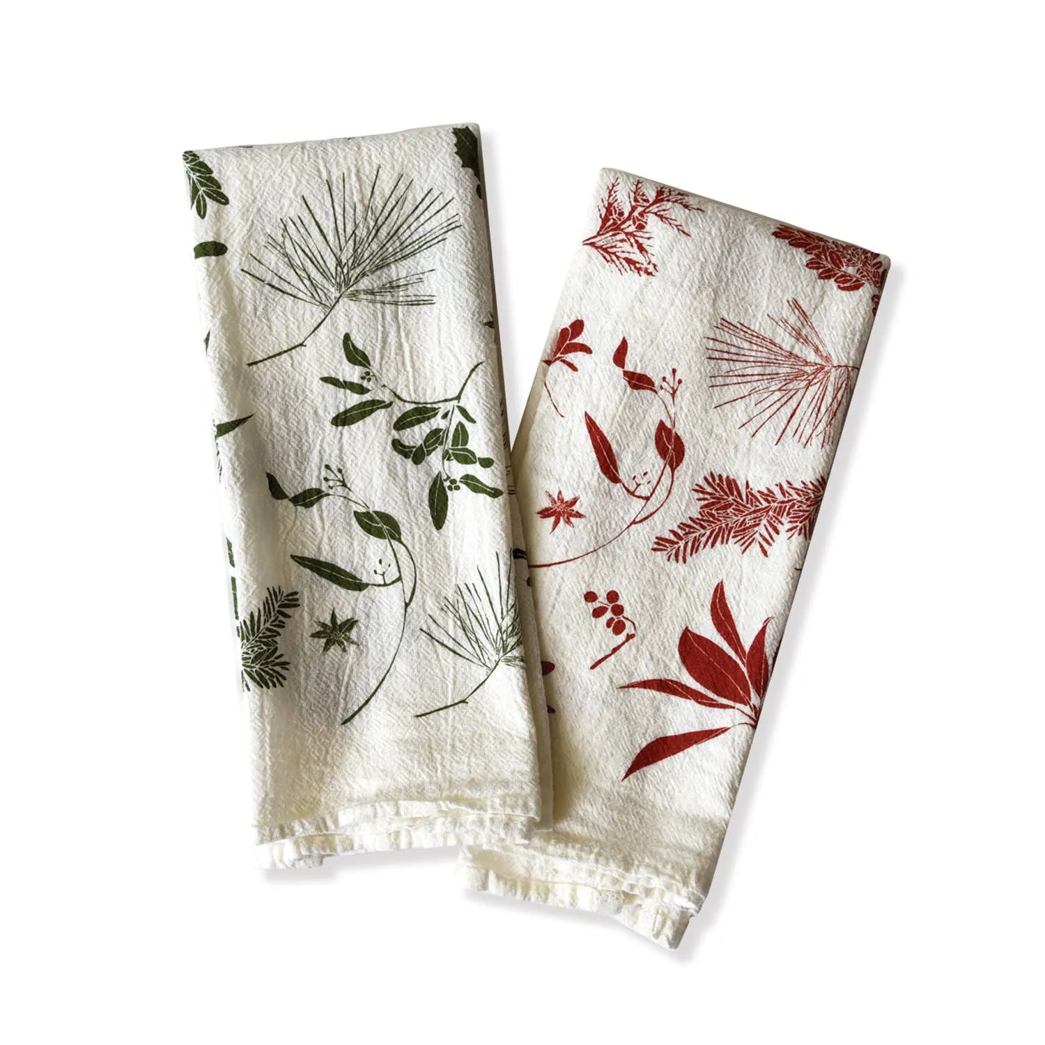 Mixed Boughs   Berries Napkins / Set of 4