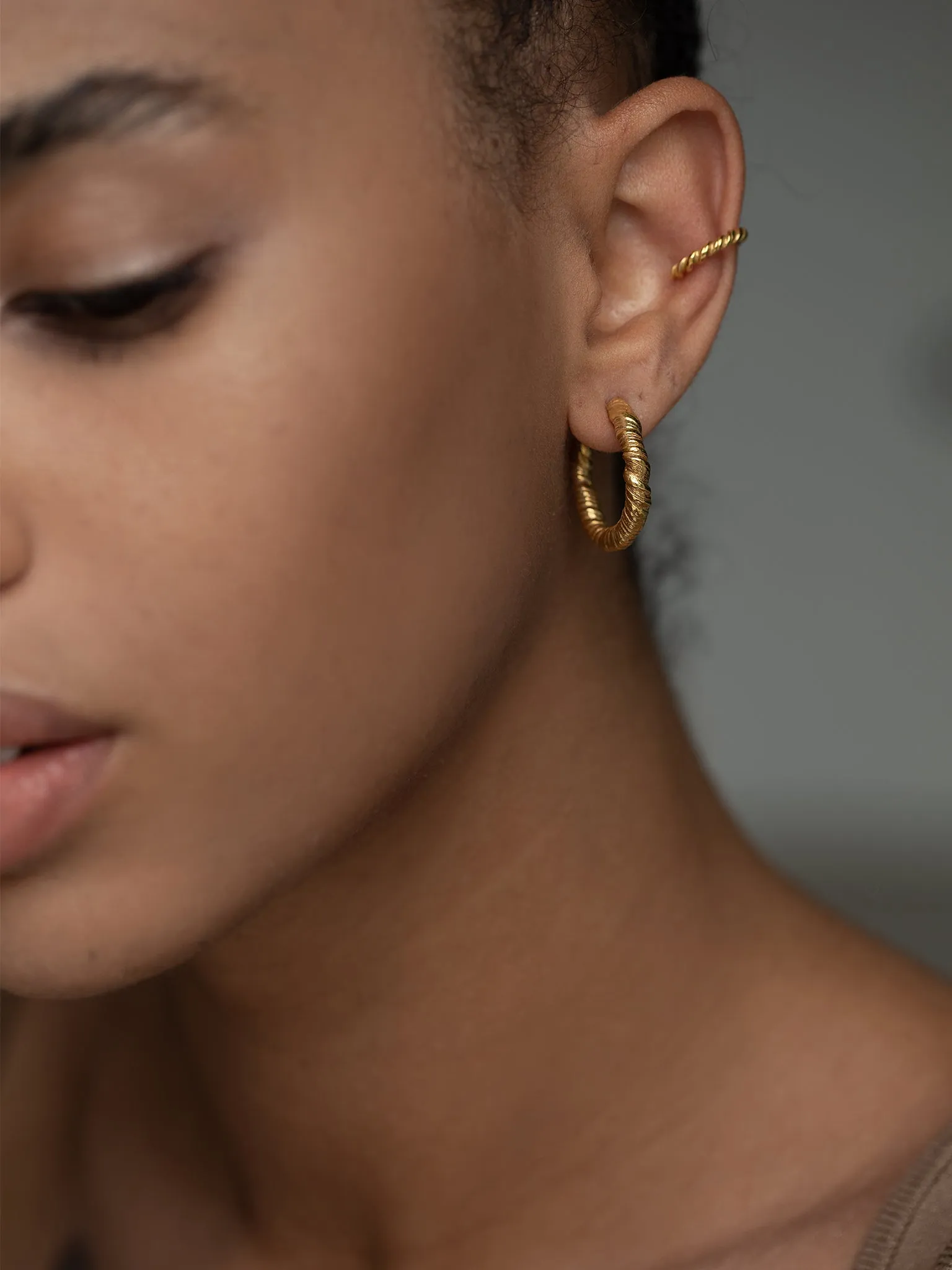 Nautilus Hoop Earrings