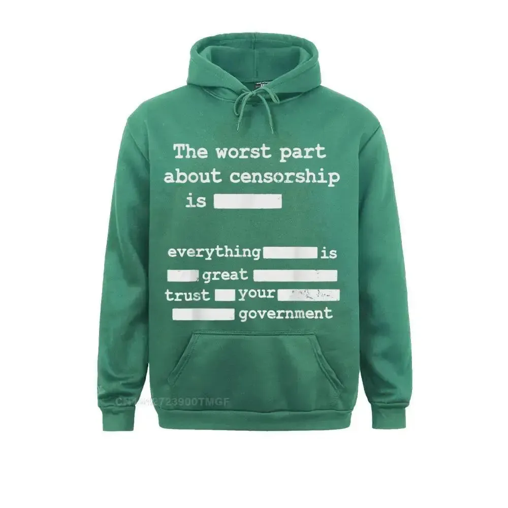 New Men Streetwear Libertarian Anti Censorship Small Government -The Worst Part New Hoodie Fashionable Hoodies Anime Clothes