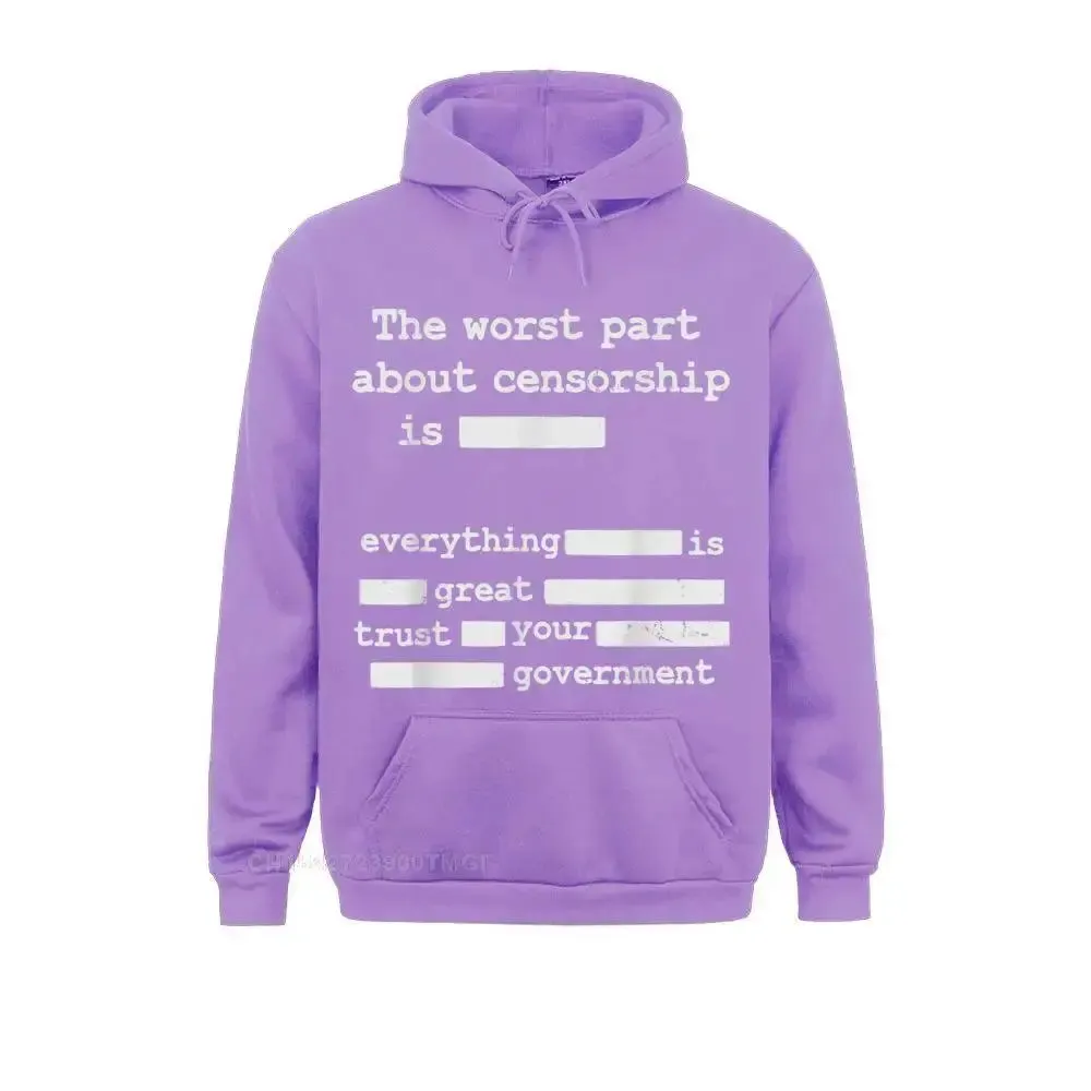 New Men Streetwear Libertarian Anti Censorship Small Government -The Worst Part New Hoodie Fashionable Hoodies Anime Clothes