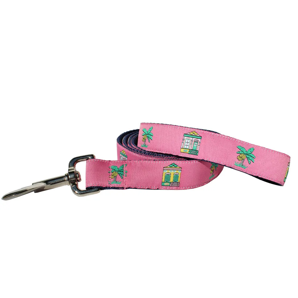 Panama Pink Shotgun Houses Dog Leash