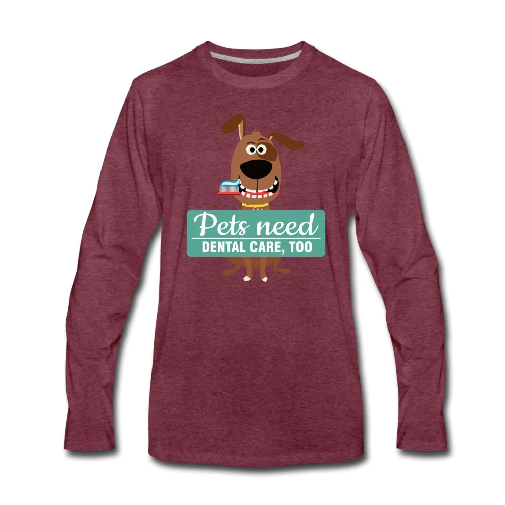 Pet Dental Health Unisex Premium Long Sleeve T-Shirt