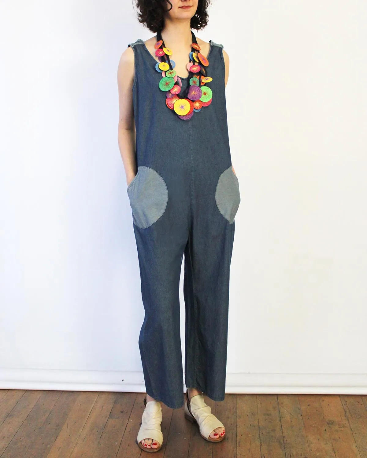 Playful Lightweight Denim Overall