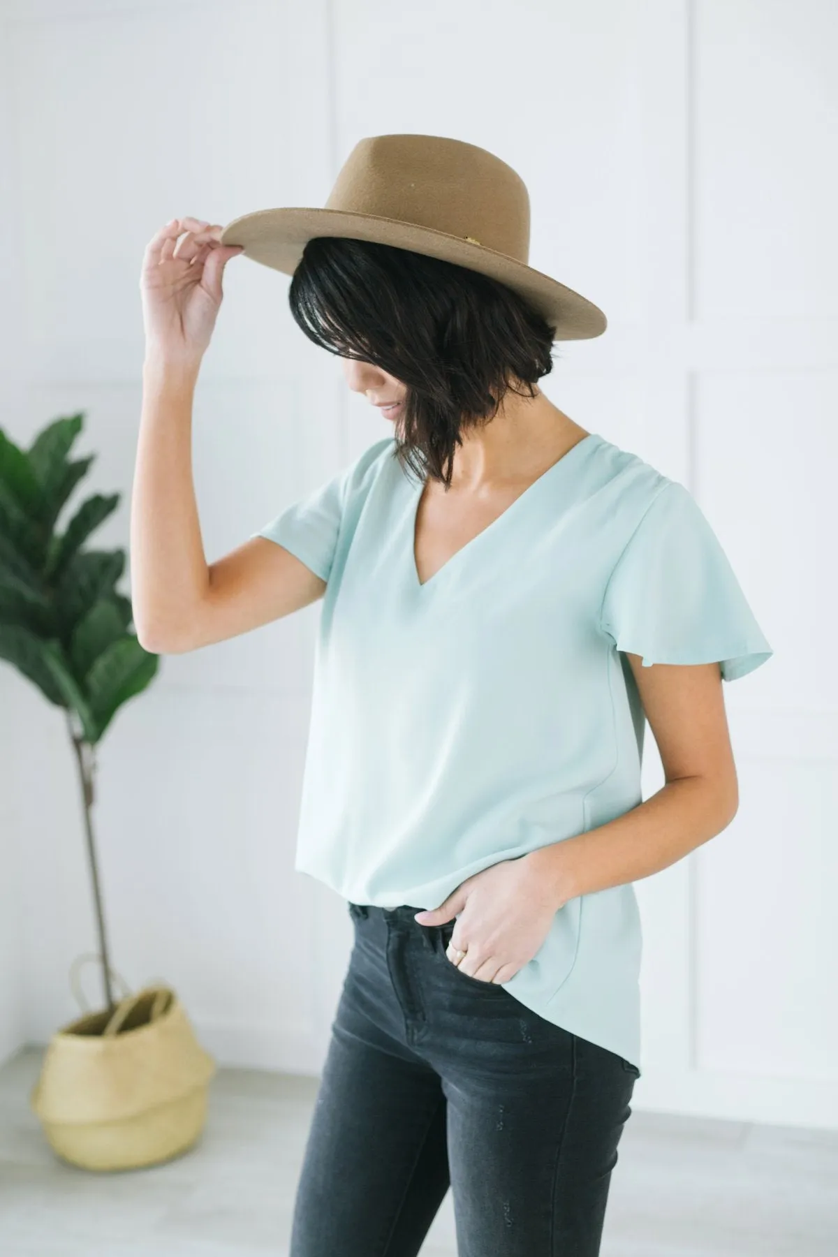 Ruffled Spring Blouse