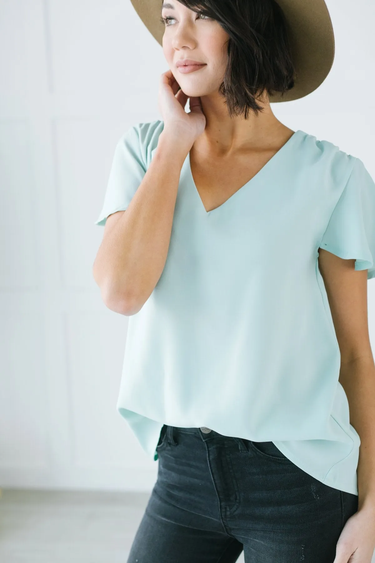 Ruffled Spring Blouse