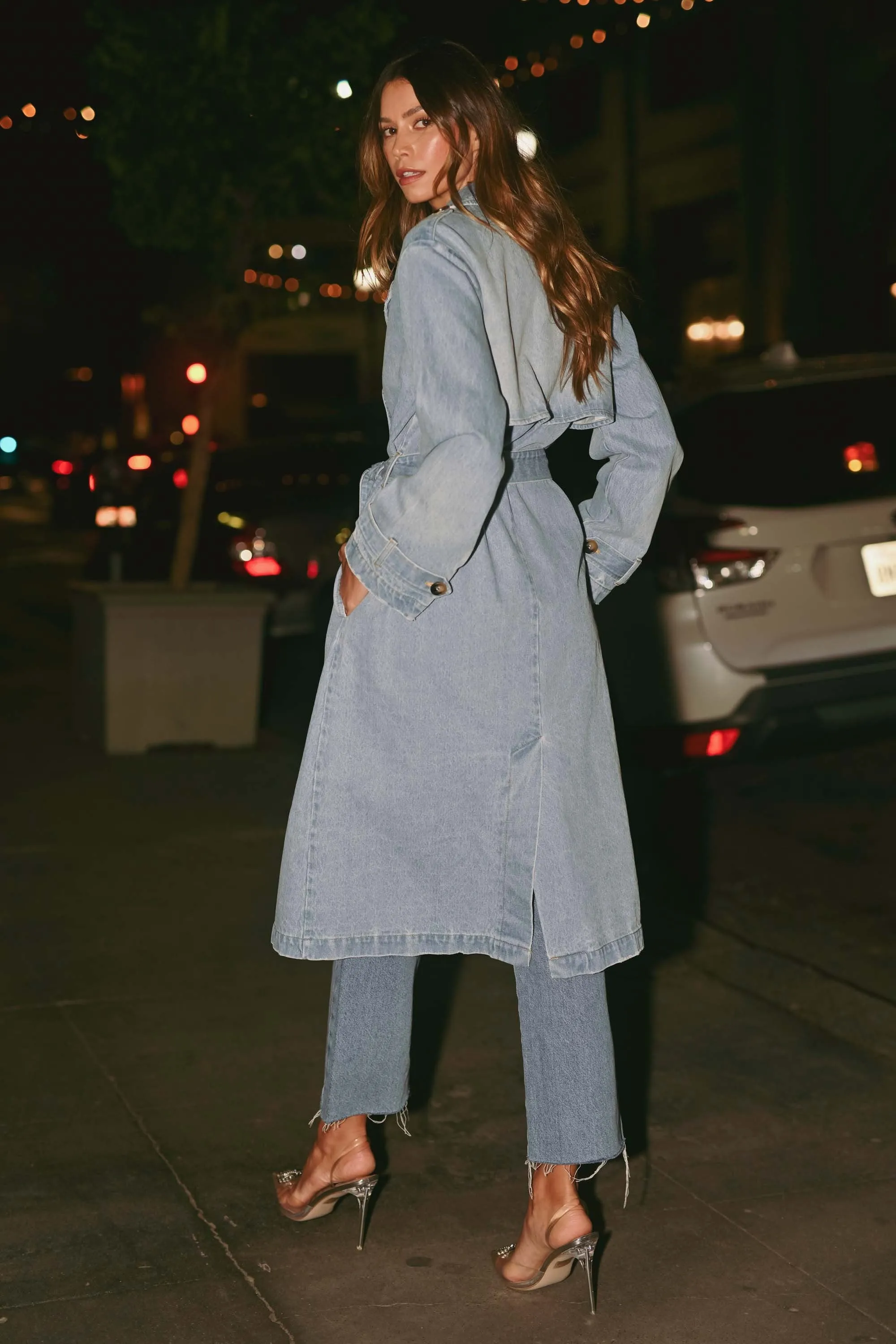 Tiffany Denim Trench