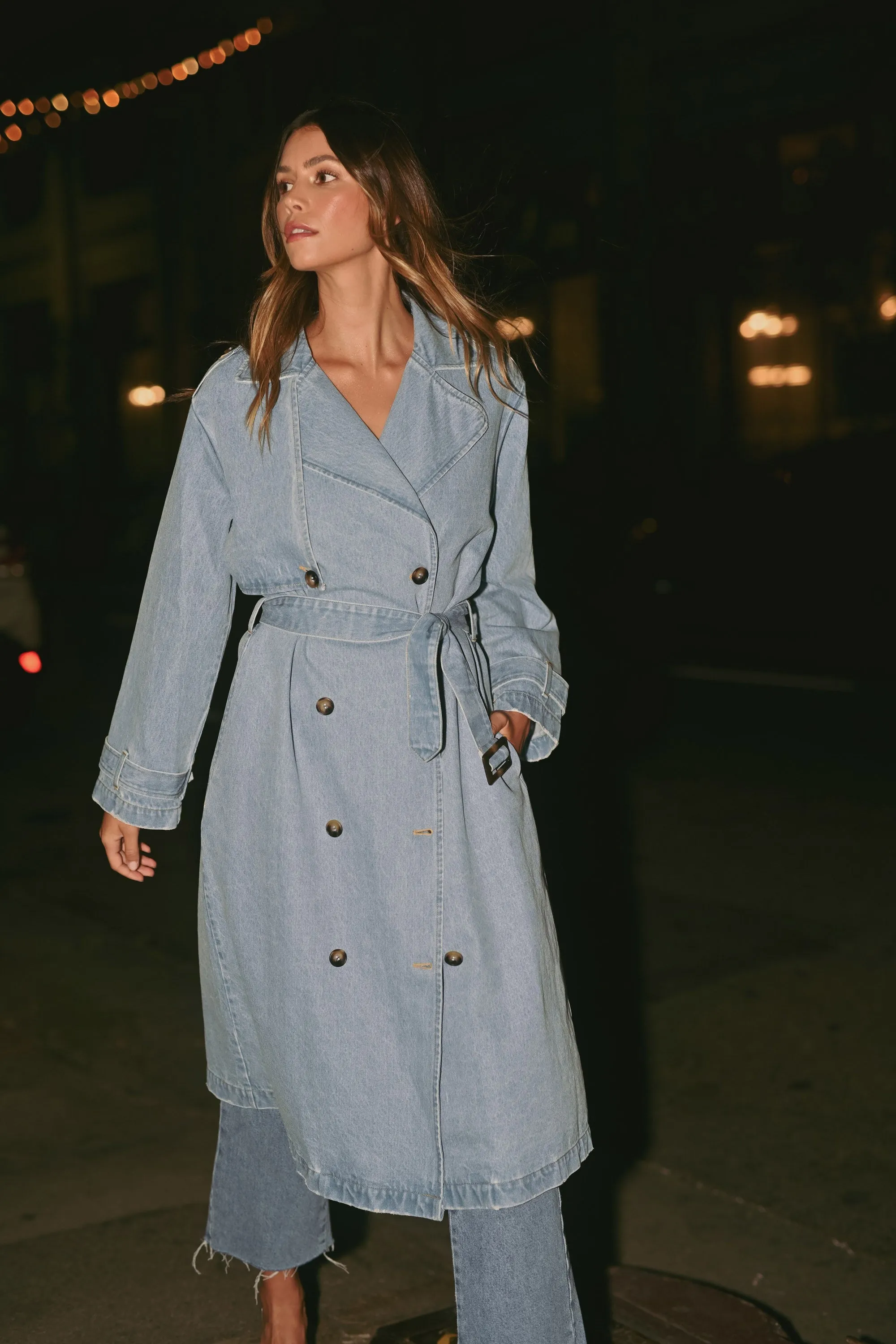 Tiffany Denim Trench