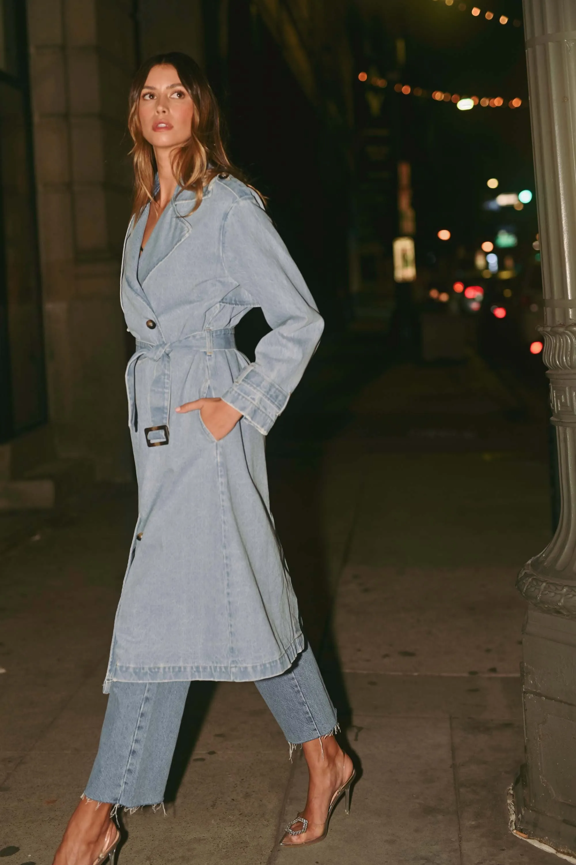 Tiffany Denim Trench