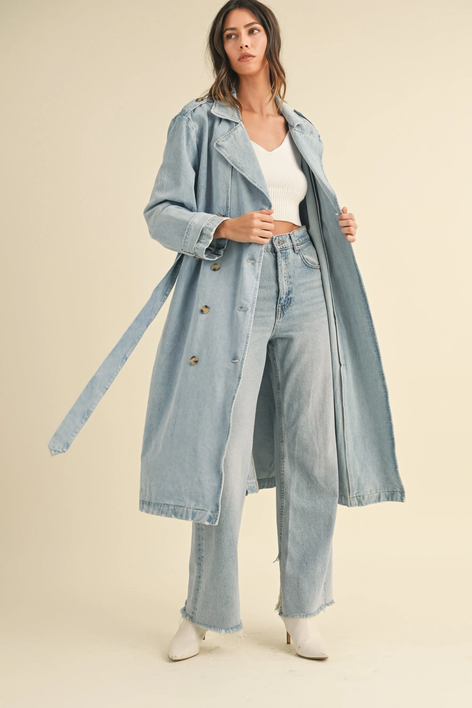 Tiffany Denim Trench