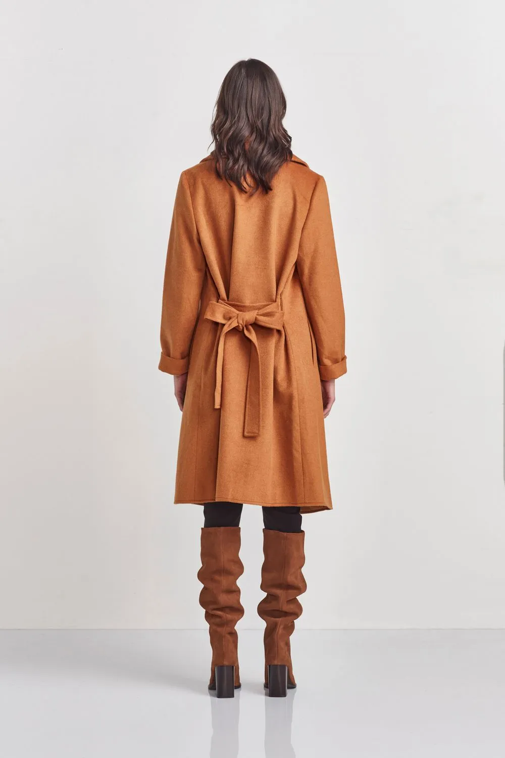 Verge Foxtail Coat - Caramel