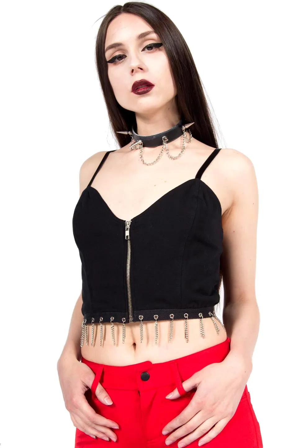 Vintage Chain Crop Top